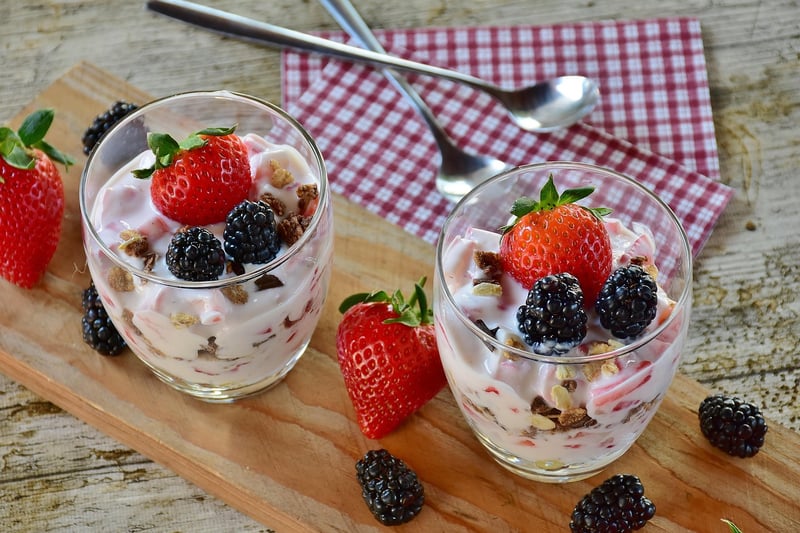 Berries with Whipped Coconut Cream